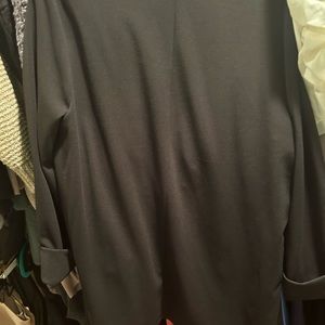 Black open front blazer NWT